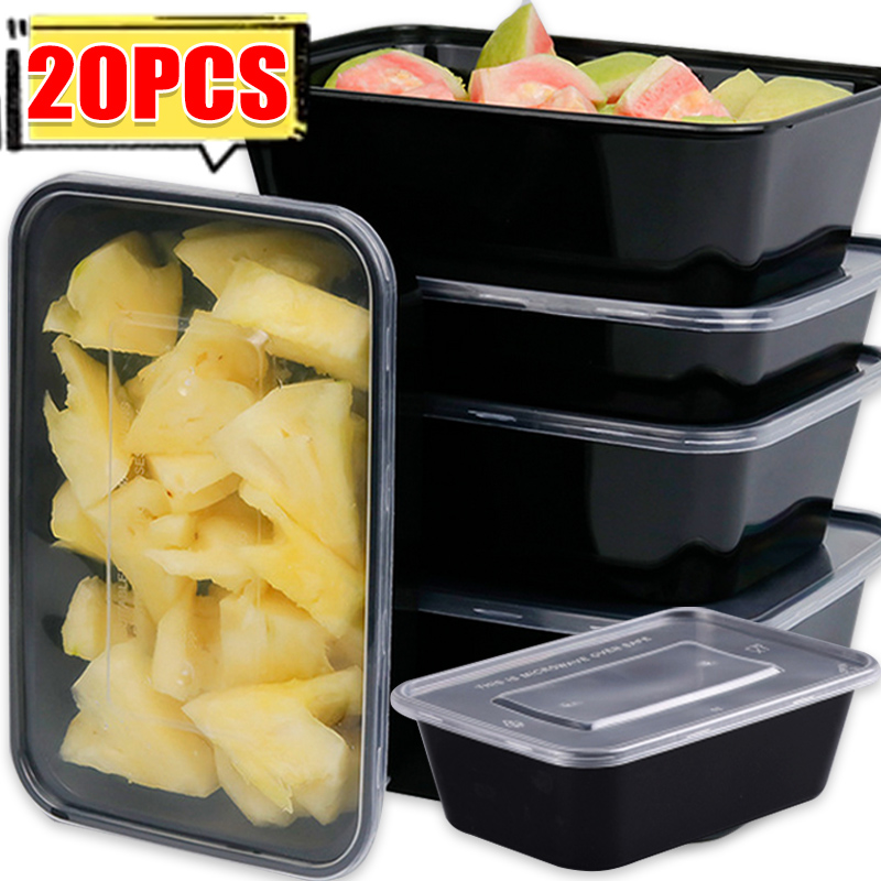 Meal Prep Dinners - 10/20x Food Storage Containers with Lids