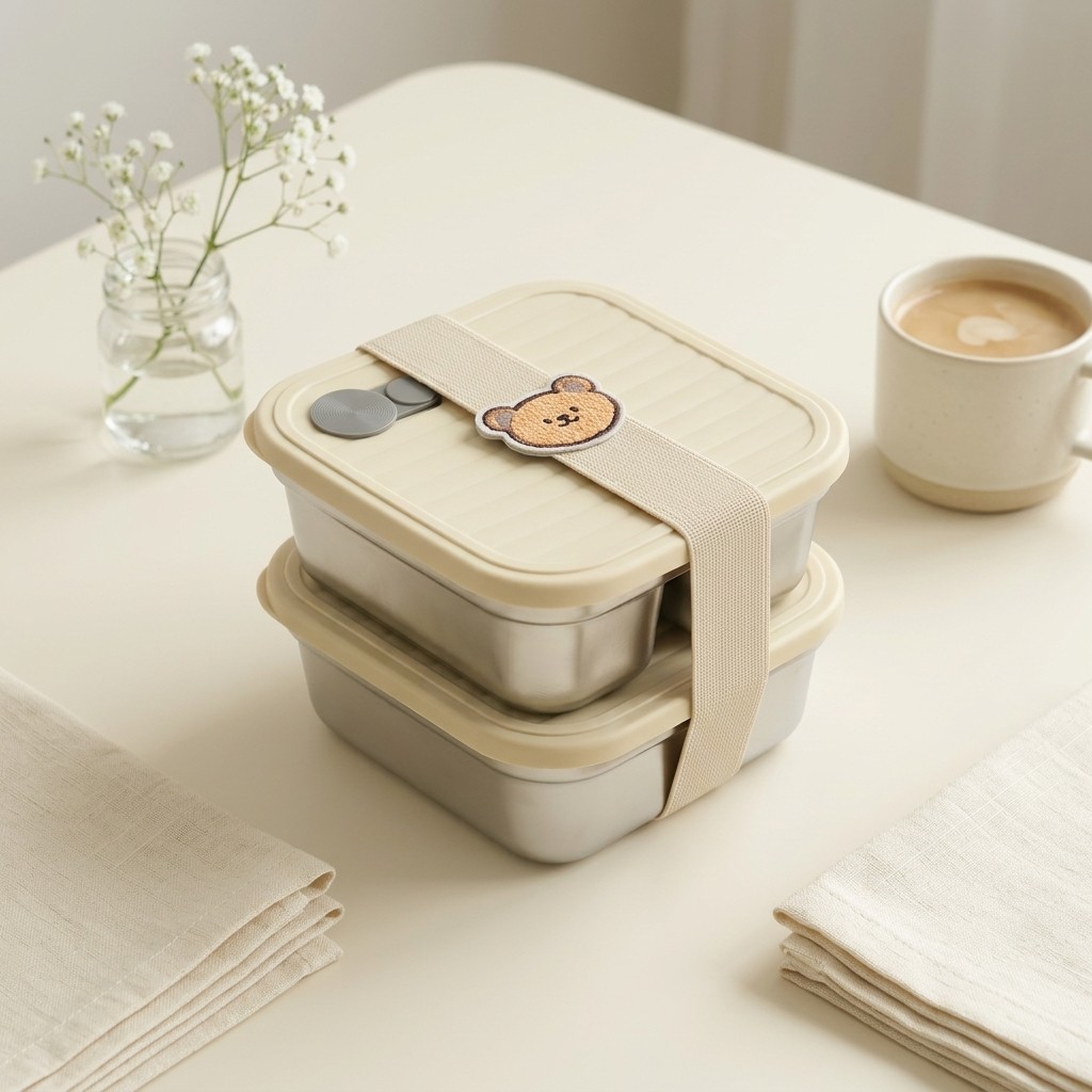 Meal Prep Kinder - Microwave Safe 304 Stainless Steel Bento
