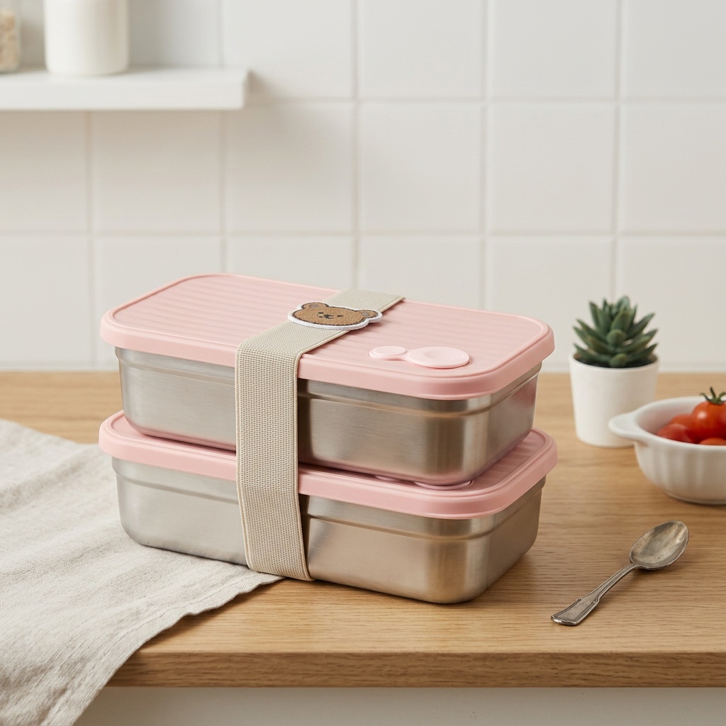 Meal Prep Kinder - 304 Stainless Steel Bento Lunch Box