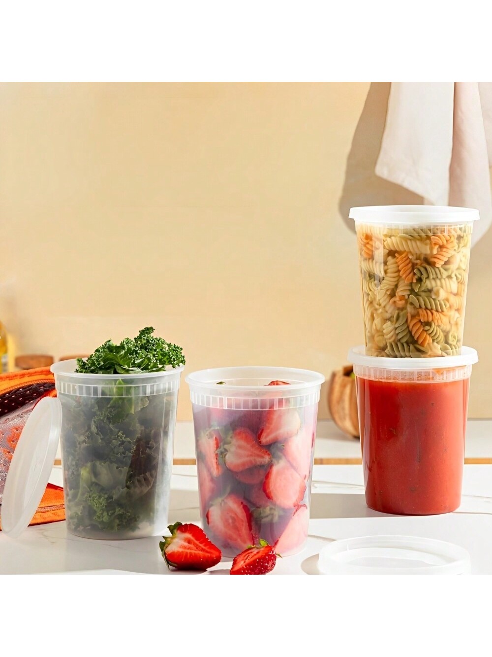 24Pack 32oz Deli Containers wi - огляд і ціна Meal Prep Dinners