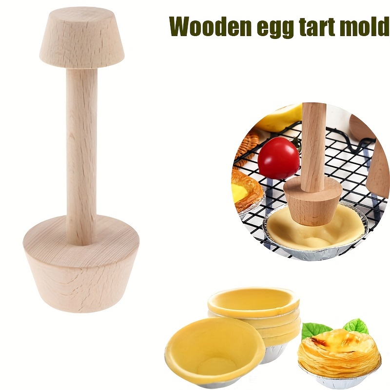 Dual-End Wooden Egg Tart Mold  - огляд і ціна Meal Prep Dinners