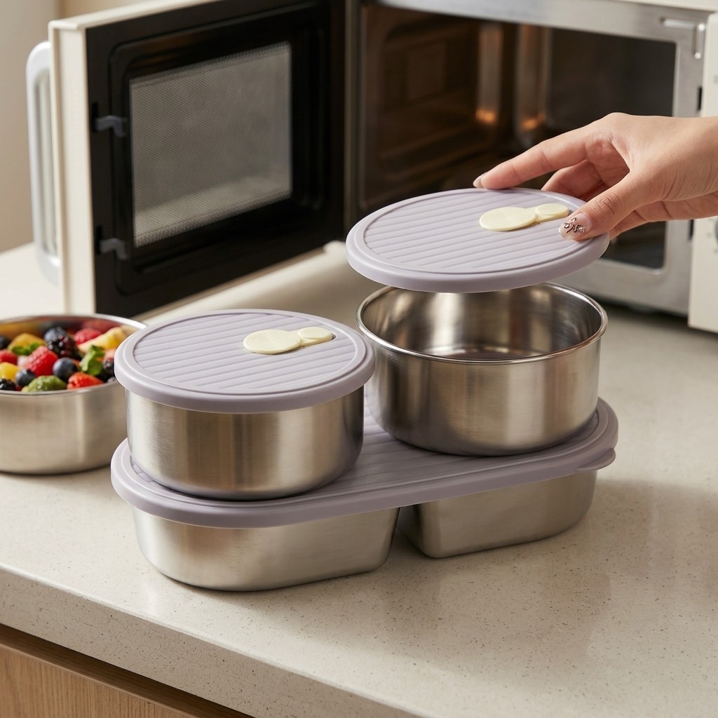 Microwavable 304 Stainless Ste - огляд і ціна Meal Prep Kinder