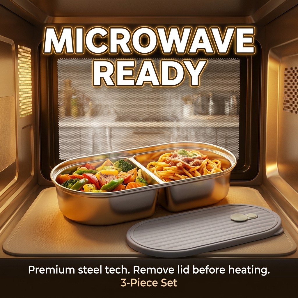 Microwavable 304 Stainless Ste - огляд і ціна Meal Prep Kinder
