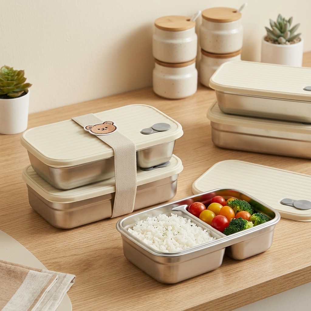 Stainless Steel Bento Box Meta - огляд і ціна Meal Prep Kinder