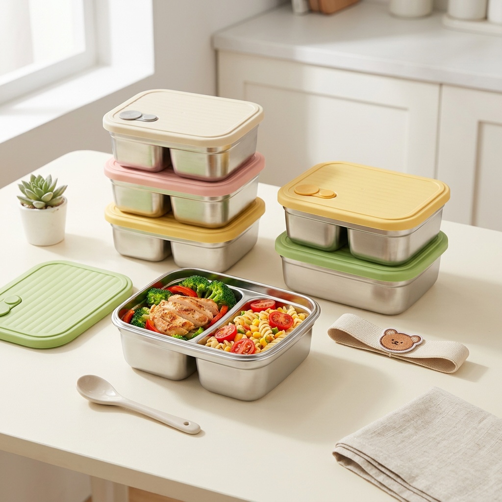 Microwave Safe 304 Stainless S - огляд і ціна Meal Prep Kinder