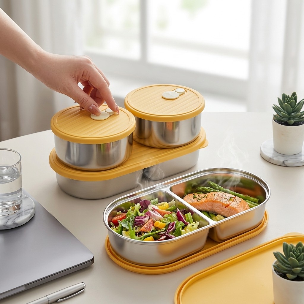 Microwavable 304 Stainless Ste - огляд і ціна Meal Prep Kinder