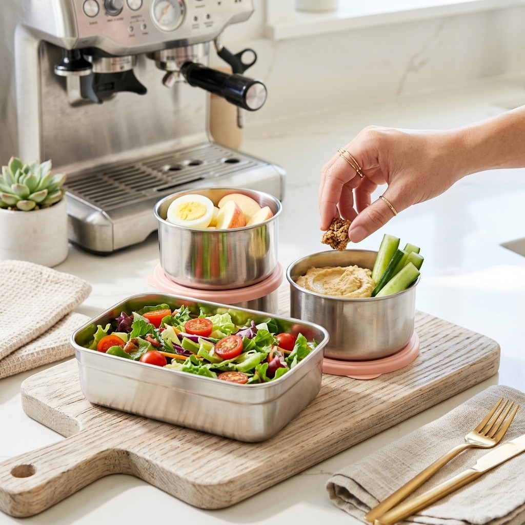 Microwave Safe 304 Stainless S - огляд і ціна Meal Prep Kinder