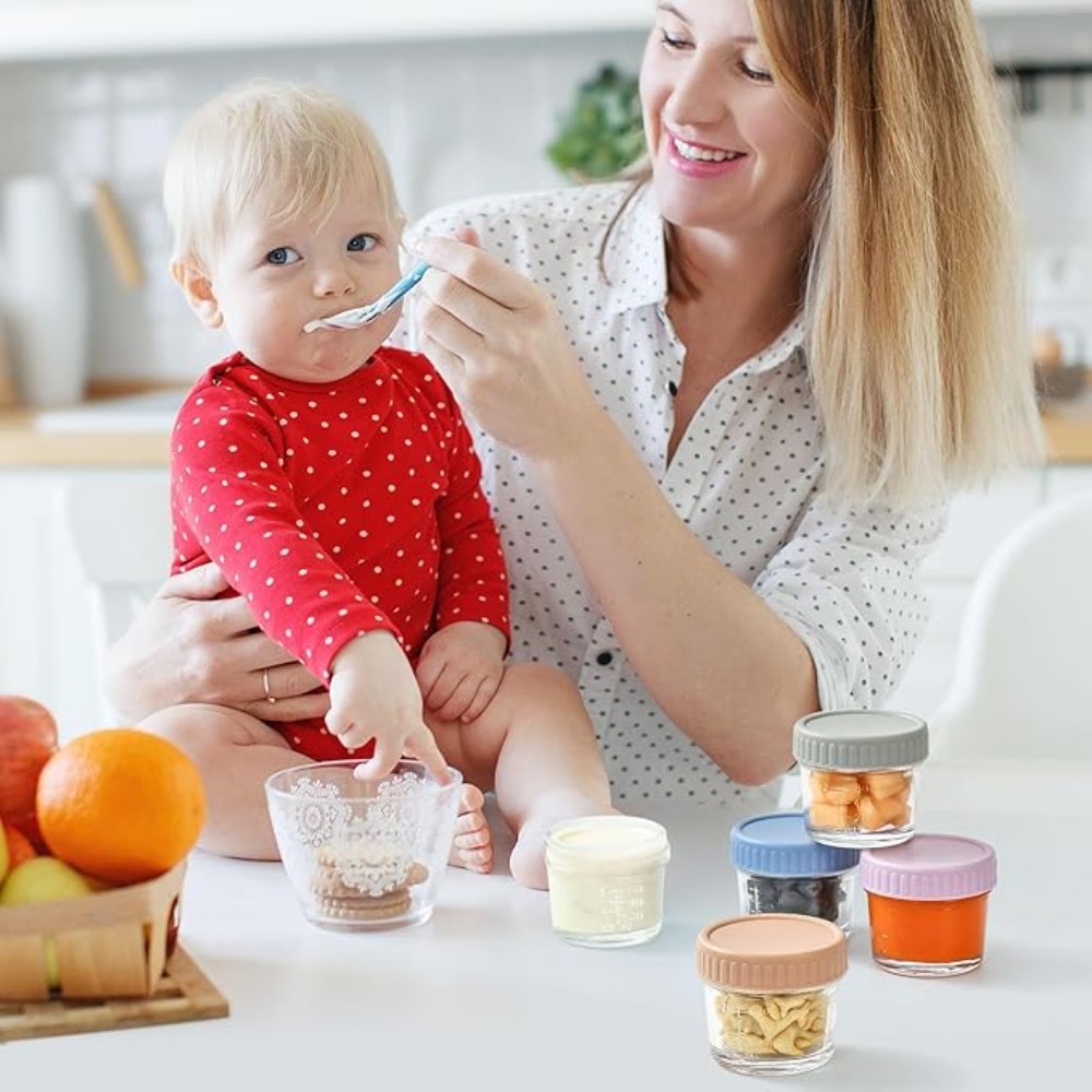 6pcs Mason Jar Glass Baby Food - огляд і ціна Sauce Dipping Cup