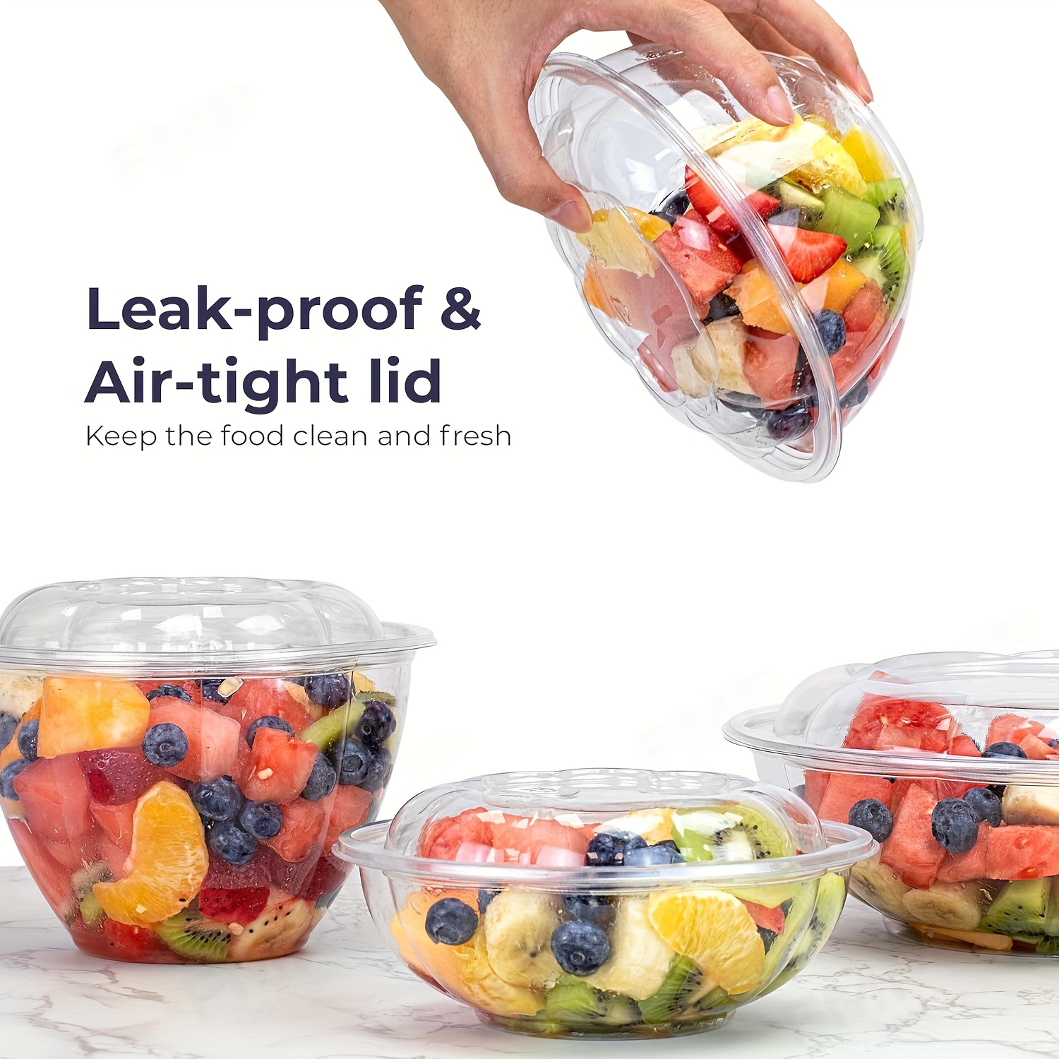50‑pack 32‑ounce clear plastic - огляд і ціна Meal Prep Quinoa Bowls