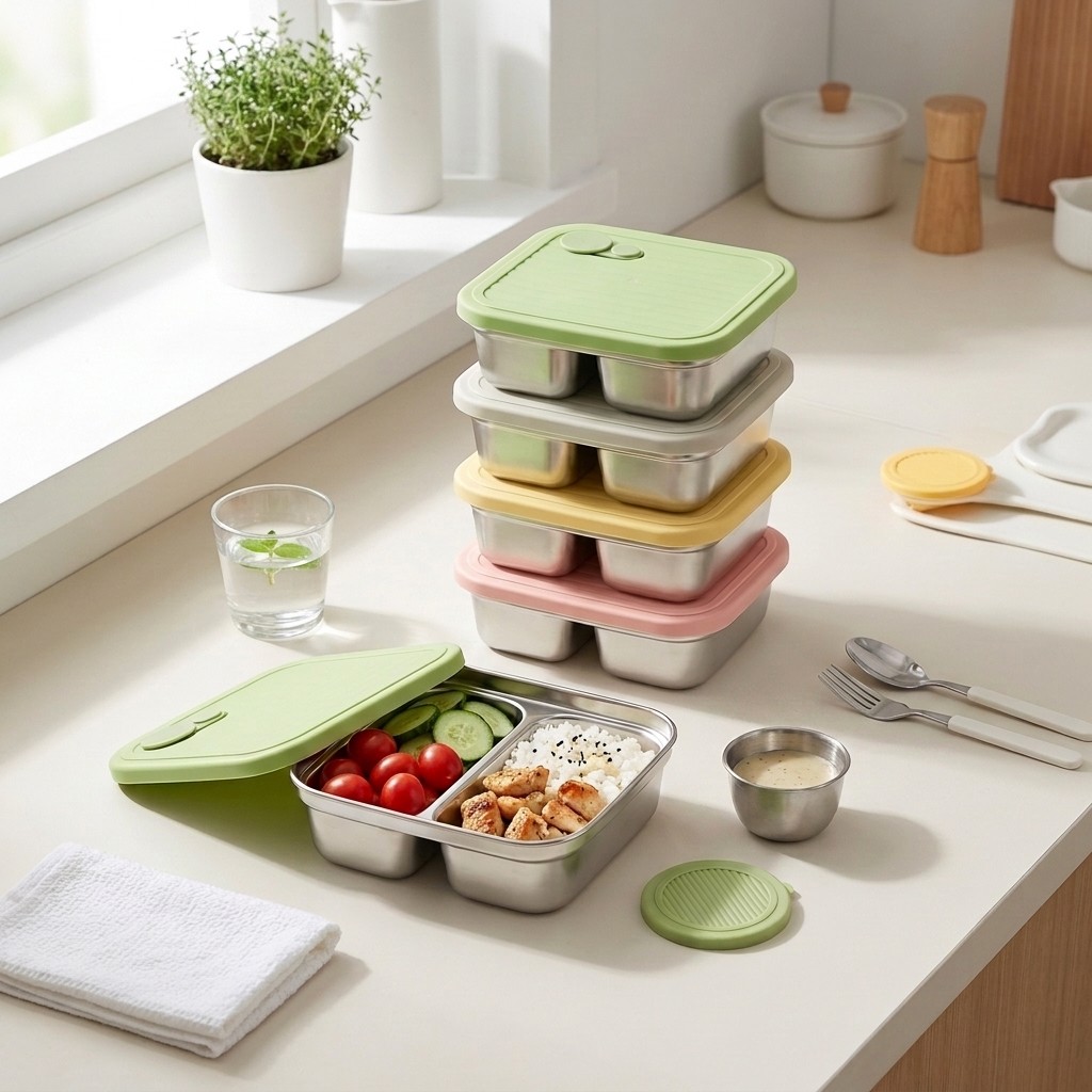 304 Stainless Steel Bento Lunc - огляд і ціна Meal Prep Kinder