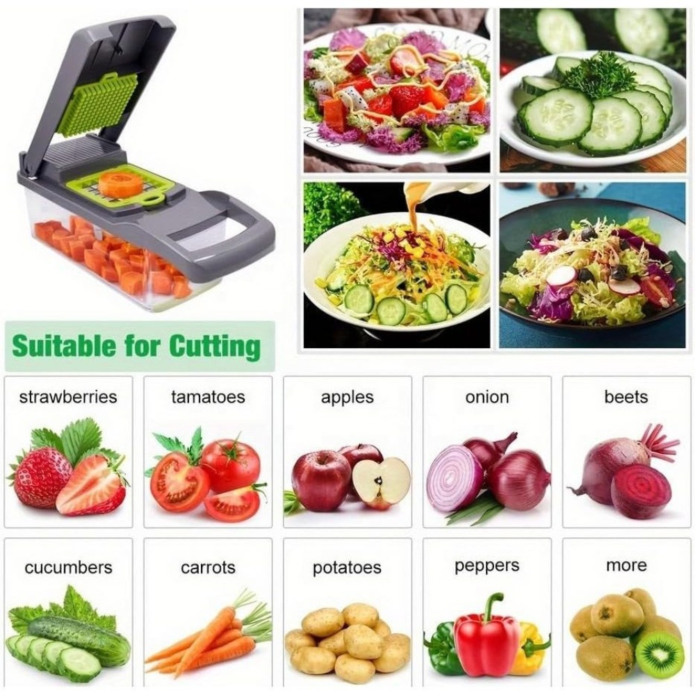 16 in 1 Vegetable Chopper Slic - огляд і ціна Mango Splitter Tool