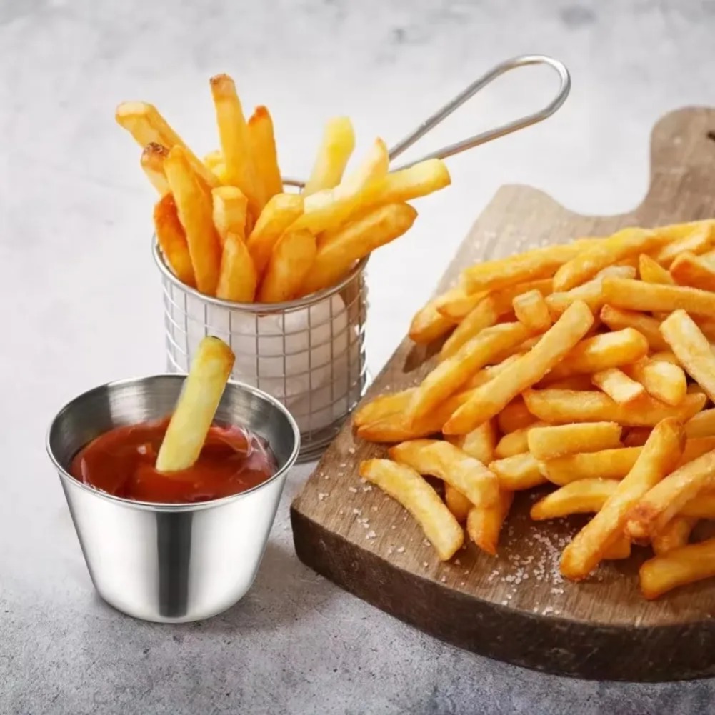 Mini Stainless Steel Sauce Cup - огляд і ціна Sauce Dipping Cup