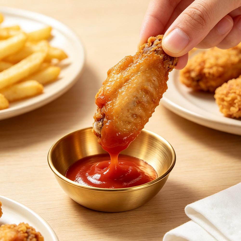 6PCS Stainless Steel Seasoning - огляд і ціна Sauce Dipping Cup