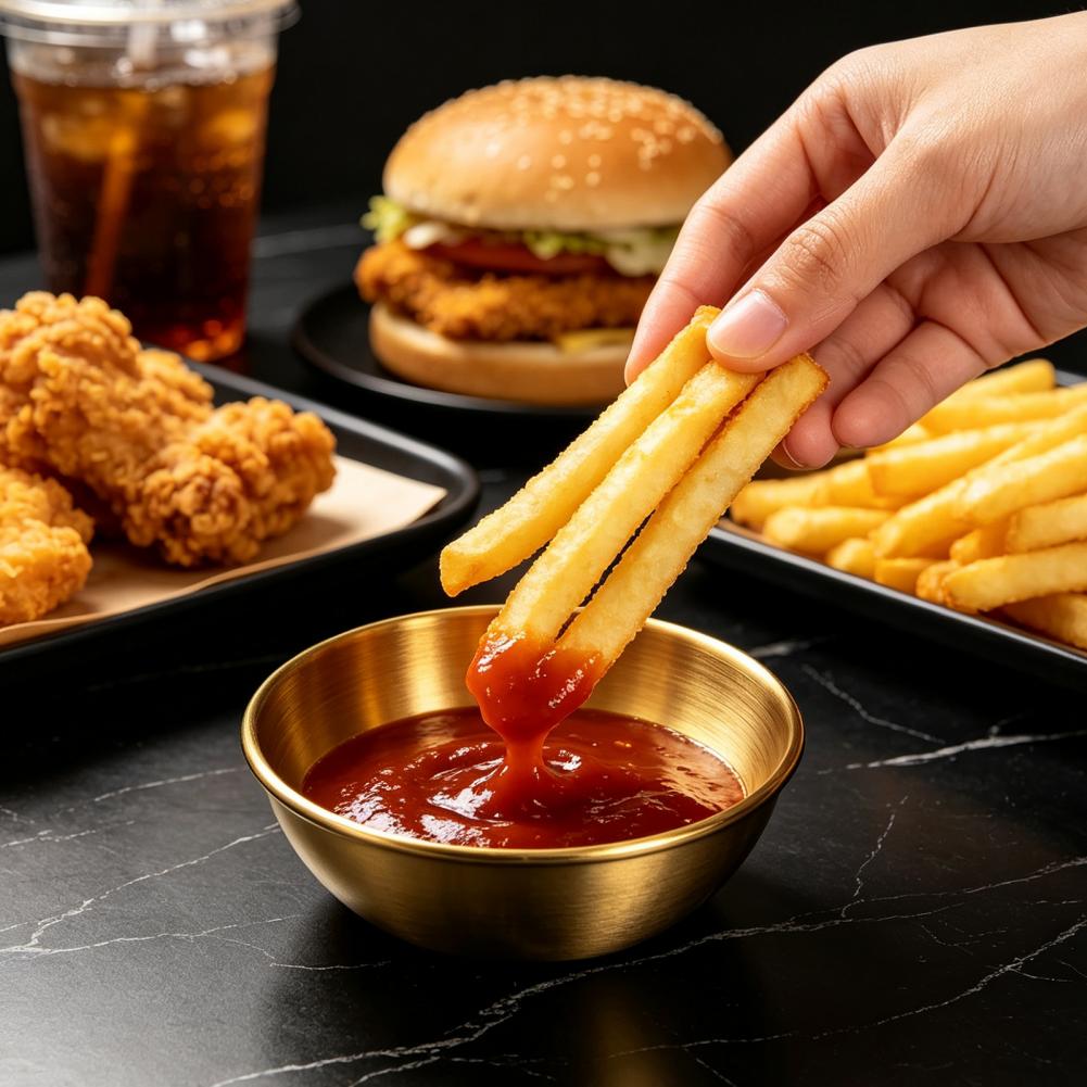 6PCS Stainless Steel Seasoning - огляд і ціна Sauce Dipping Cup