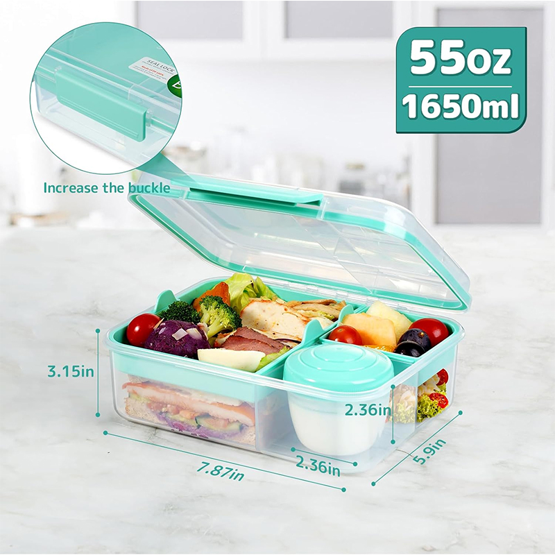 4 Compartment Leakproof Bento  - огляд і ціна Meal Prep Kinder