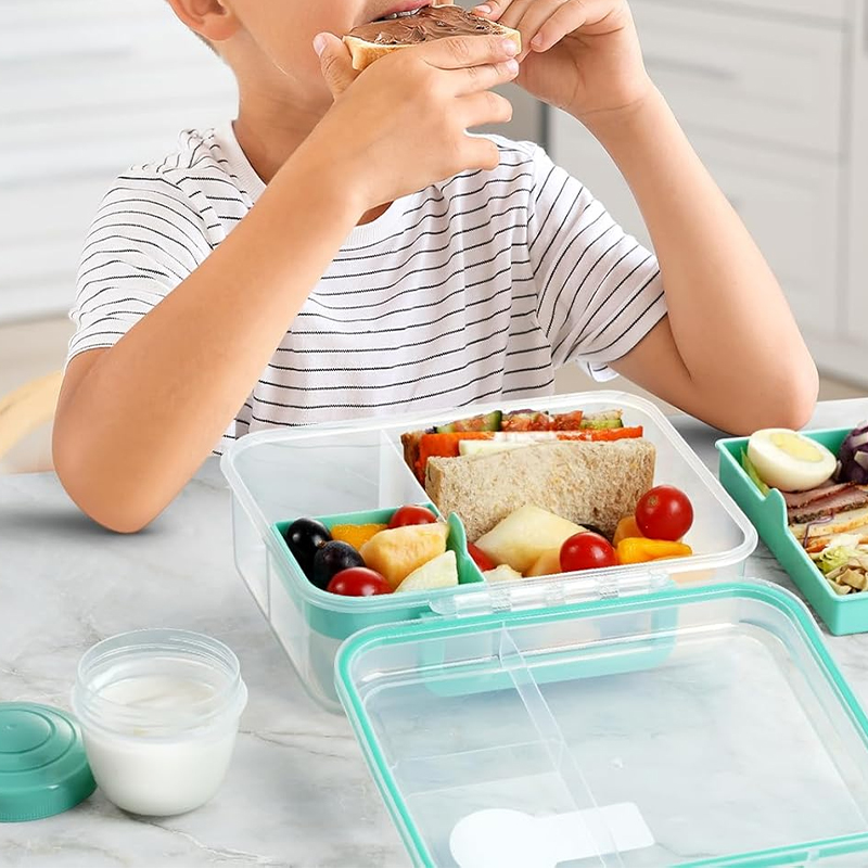 4 Compartment Leakproof Bento  - огляд і ціна Meal Prep Kinder