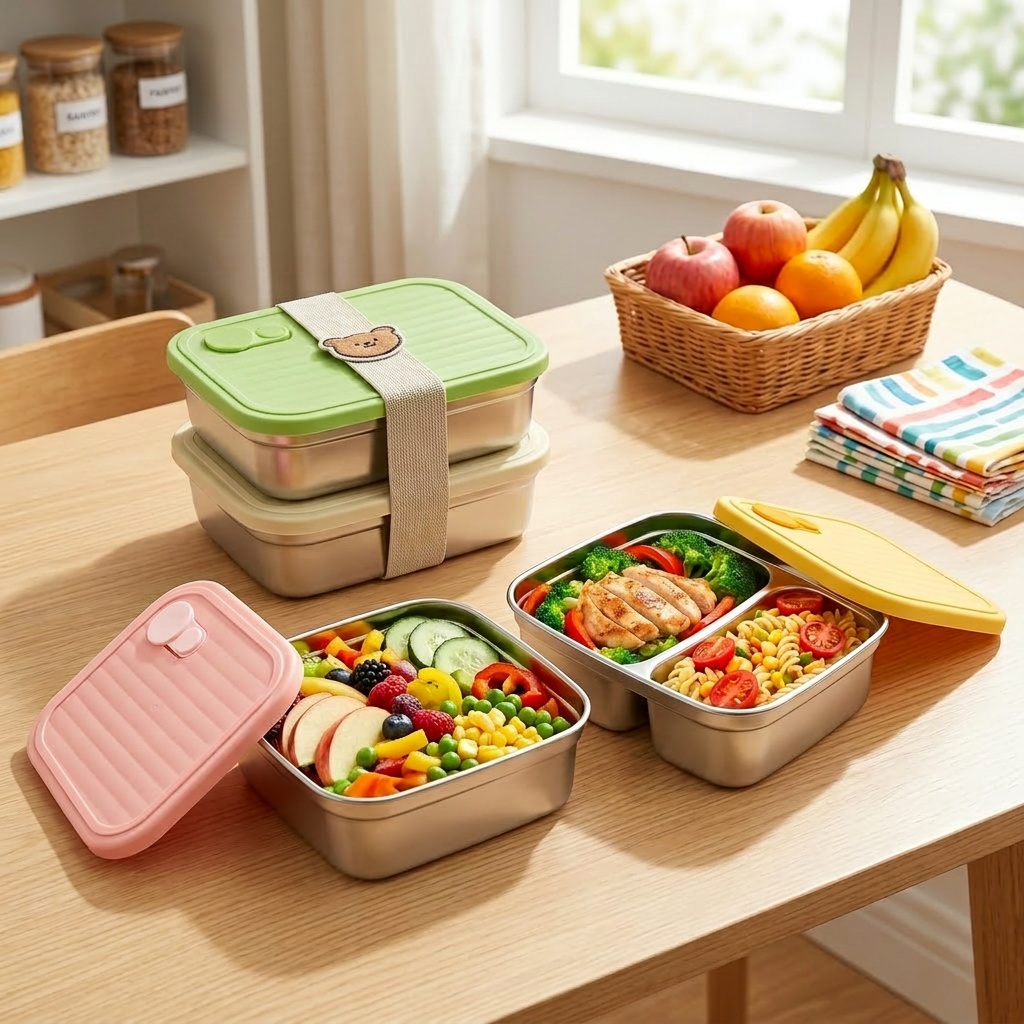 Microwavable 304 Stainless Ste - огляд і ціна Meal Prep Kinder