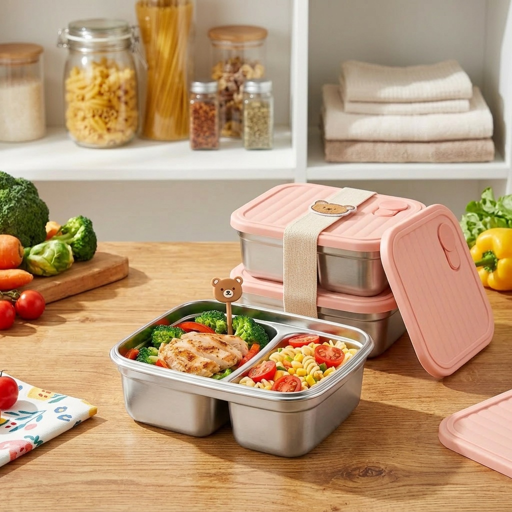 Microwavable 304 Stainless Ste - огляд і ціна Meal Prep Kinder