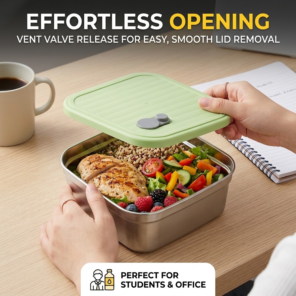 Microwavable 304 Stainless Ste - огляд і ціна Meal Prep Kinder