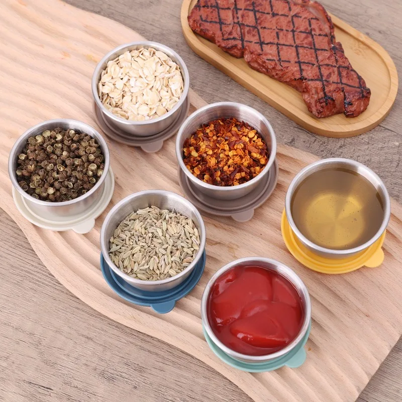 10/1pc 50ml Leakproof Stainles - огляд і ціна Sauce Dipping Cup