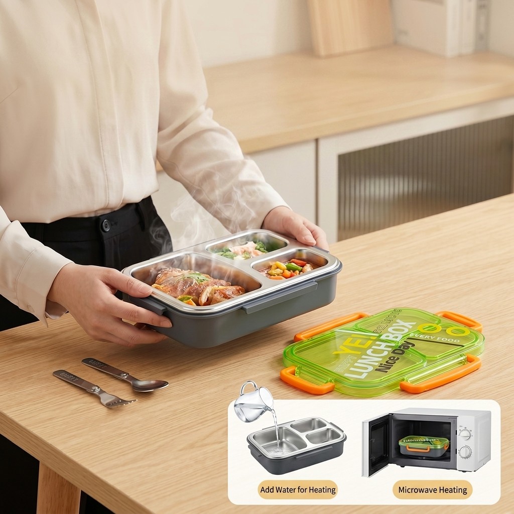 Microwavable 304 Stainless Ste - огляд і ціна Meal Prep Kinder