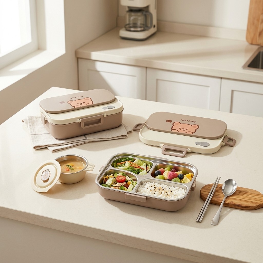 304 Stainless Steel Bento Box  - огляд і ціна Meal Prep Kinder