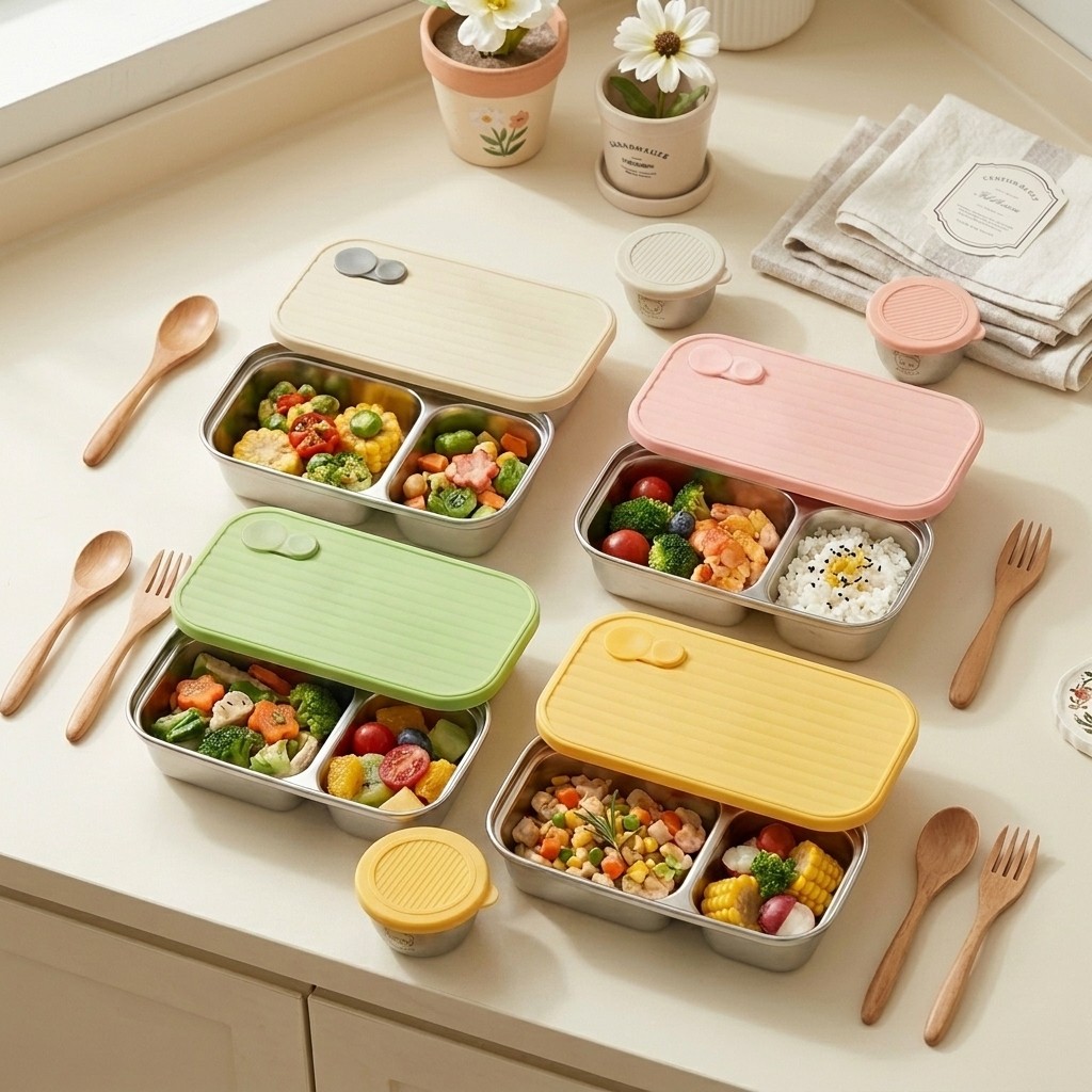 304 Stainless Steel Bento Box  - огляд і ціна Meal Prep Kinder