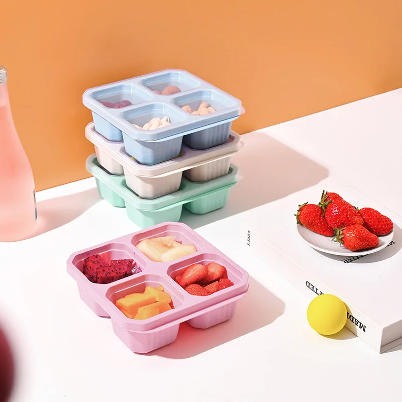 4 Grid Snack Box for Kids and  - огляд і ціна Meal Prep Kinder
