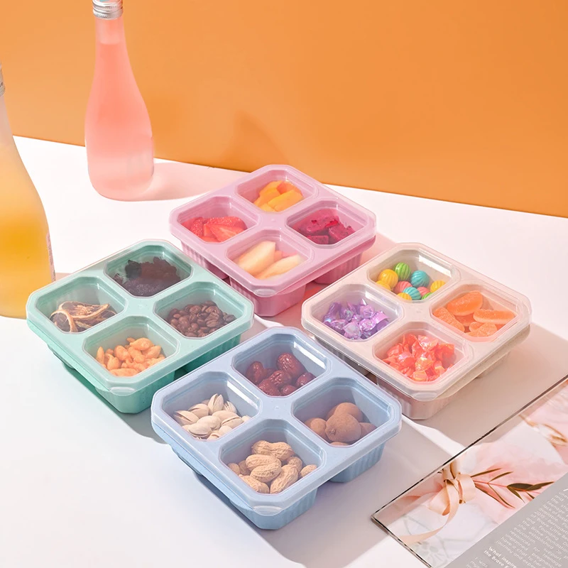 4 Grid Snack Box for Kids and  - огляд і ціна Meal Prep Kinder